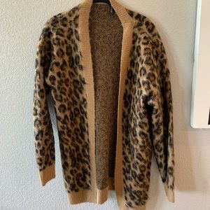 Leopard Print Cardigan